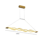 Multiwave LED Nordic Dining Chandelier Kitchen Lighting Ceiling Light