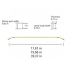 Exterior LED Step Lights Long Strip Decorative Lamp