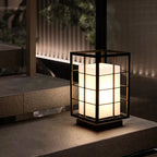 Black Modern Japanese Outdoor Lanterns Waterproof Garden lights
