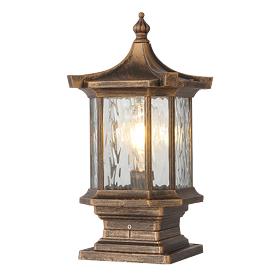 Lantern Pillar Lights European-Style Vintage Outdoor Pier Mount Light