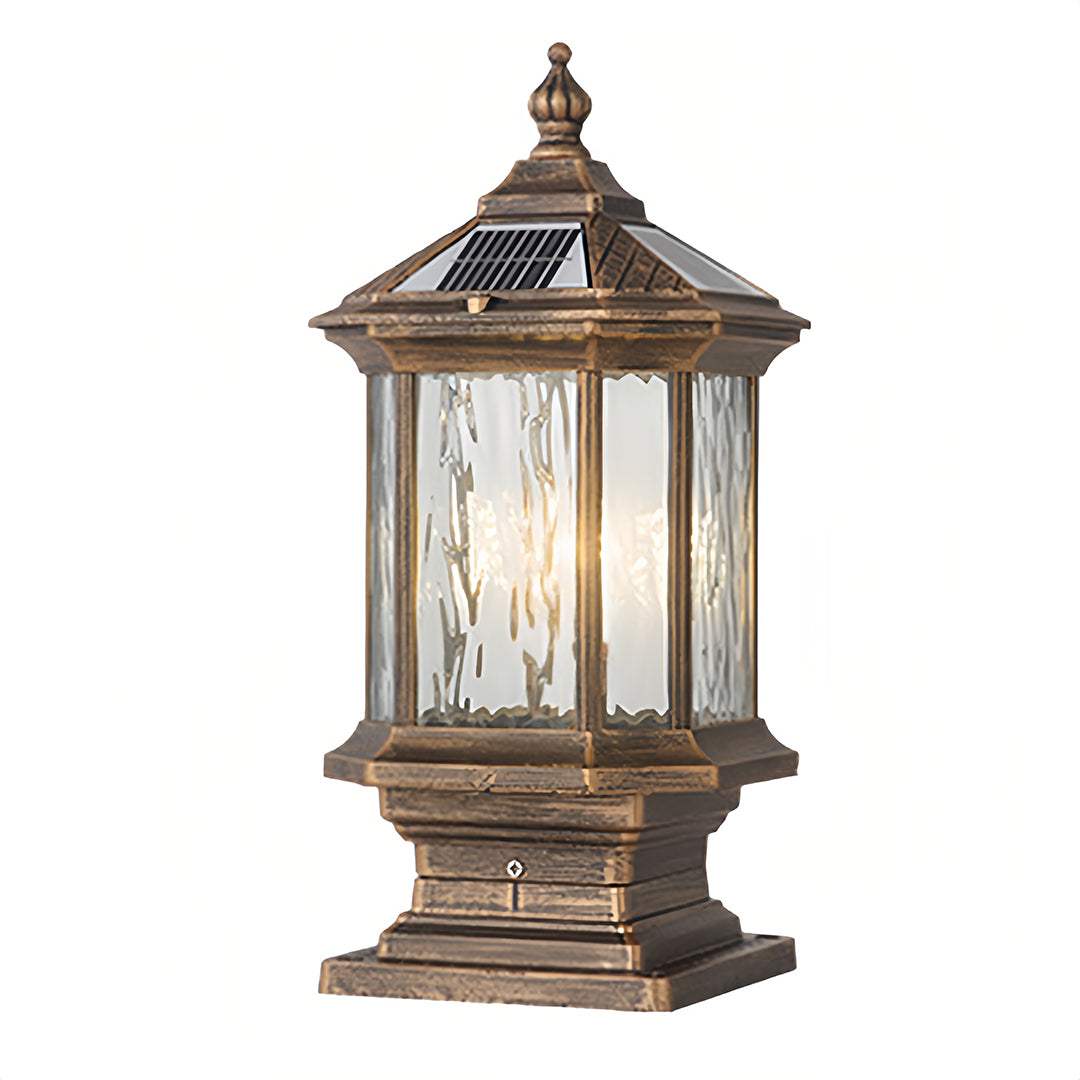 Lantern Pillar Lights European-Style Vintage Outdoor Pier Mount Light