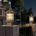 Lantern Pillar Lights European-Style Vintage Outdoor Pier Mount Light