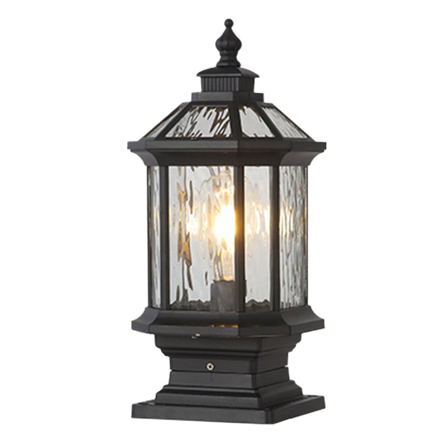 Lantern Pillar Lights European-Style Vintage Outdoor Pier Mount Light