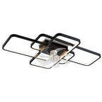 Big Ceiling Fans with Lights Acrylic Shade Clear ABS Blade Fan Light