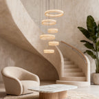Large Crystal Chandeliers Luxury Circular Ceiling Light
