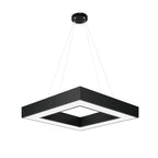 Modern Black Chandeliers Creative LED Multi-diamond Ceiling Light