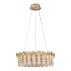 Gold Chandelier Crystal French Minimalist Ceiling Light