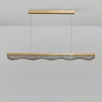 Large Gold Pendant Light Luxury Resin Crystal Shade Ceiling Lights