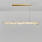 Large Gold Pendant Light Luxury Resin Crystal Shade Ceiling Lights
