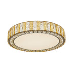 LED Flush Mounted Ceiling Lights Luxury Crystal Lamp