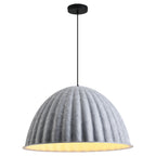 Gray Pendant Light Creative Pumpkin-Shaped Felt ceiling lights