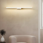 LED Bathroom Vanity Lights with Geometric Acrylic Shade and 3-Step Dimming