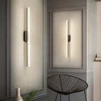 LED Bathroom Vanity Lights with Geometric Acrylic Shade and 3-Step Dimming