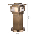 LED Bollard Garden Lights Outdoor Waterproof Copper Lamp