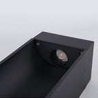 Bollard LED Lights Modern Black Outdoor Lawn Light