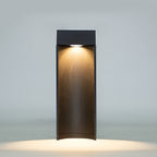 Bollard LED Lights Modern Black Outdoor Lawn Light