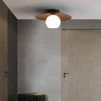 LED Ceiling Light Wood Grain Nordic Minimalist Light
