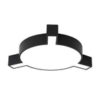 LED Chandelier Modern Geometric Metal Crop Circles Ceiling Light