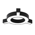 LED Chandelier Modern Geometric Metal Crop Circles Ceiling Light