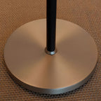 Floor Lamp with LED Drum Shade Elegant Ambient Tall Standing Light