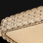 LED Flush Mount Ceiling Light Fixtures Luxury Crystal Lamp