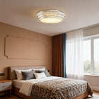 LED Flush Mount Lighting Luxury Eye-Protecting Crystal Lamp