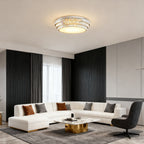 LED Flush Mount Lighting Luxury Eye-Protecting Crystal Lamp