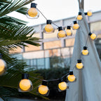 LED Globe String Lights Multi-power Mode Outdoor Lights