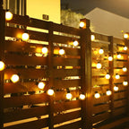 LED Globe String Lights Multi-power Mode Outdoor Lights