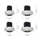 LED Indoor Spotlights Extendable Rotatable Embedded Light