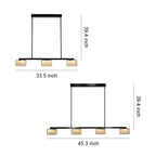 LED Linear Pendant Light Modern Minimalist Strip Ceiling Light