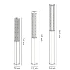 LED Marble Bollard Light Vintage Artistic Outdoor Light