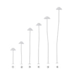 Mushroom Garden Lights Modern Simple LED Metal Landscape Light