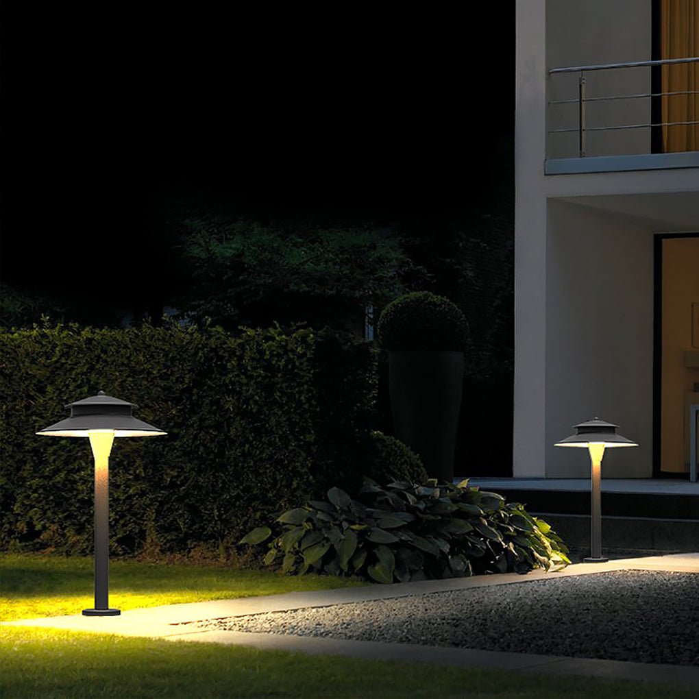 Aluminum Industrial Hat-Top LED Pathway Light Outdoor 5W Lawn Lamp