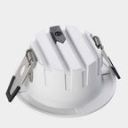LED Recessed Downlight Flush Mount Anti-Glare White Acrylic Light