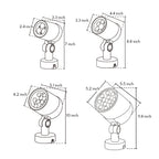 LED Spotlights Outdoor Round