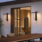 Light Sconces Outdoor Waterproof Black Metal Light