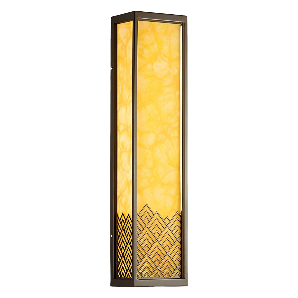 Lightbox Wall Lamp Vintage Waterproof Brown Outdoor Light