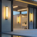Lightbox Wall Lamp Vintage Waterproof Brown Outdoor Light