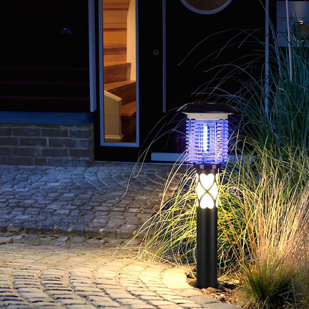 Dual-Function Solar LED Mosquito Lamp Waterproof Outdoor Landscape Light