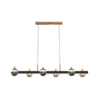 Black and Gold Modern Chandelier Acrylic LED Ceiling Light