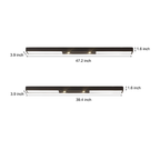 Linear Ceiling Pendant Light Black Modern Iron Light