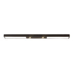 Linear Ceiling Pendant Light Black Modern Iron Light