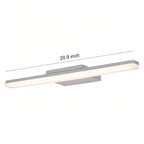 White Bathroom Vanity Light Minimalist Acrylic Contemporary Wall Light