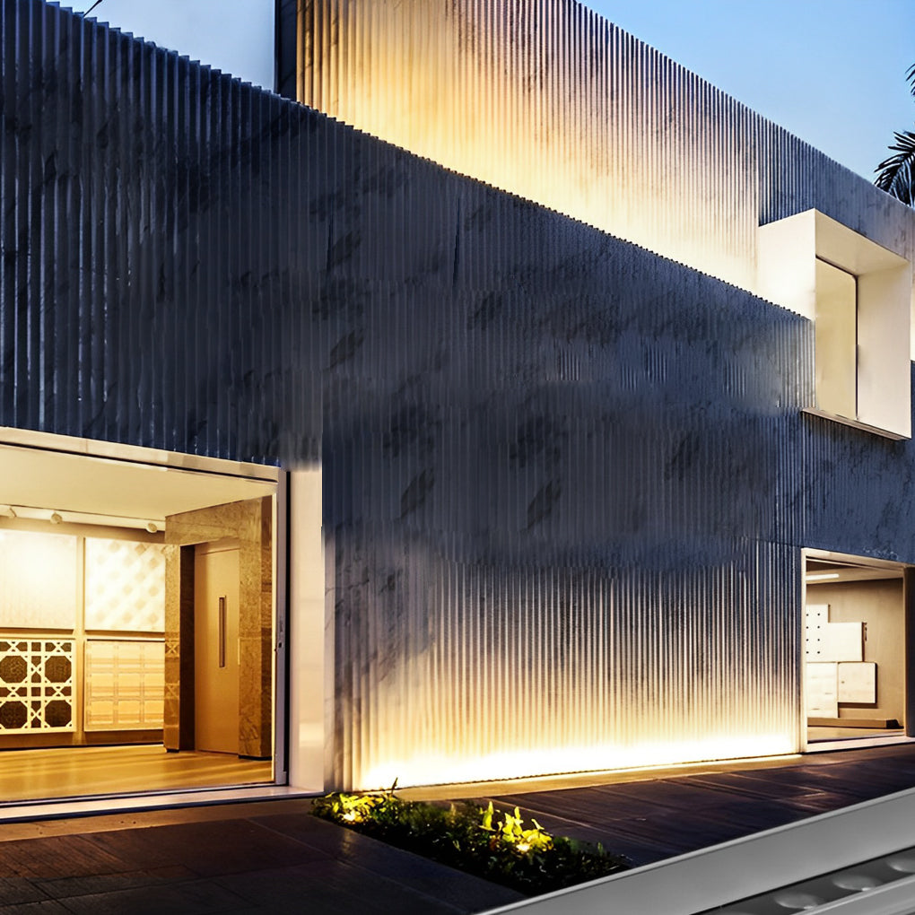 Linear LED Wall Washer Upward Outdoor Aluminum Light