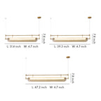 Linear Light Pendant Nordic Minimalist Long Strip Ceiling Lights