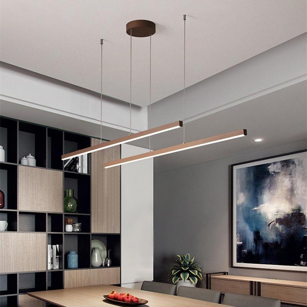 Linear Pendant Light Fixtures Modern Country Style Light