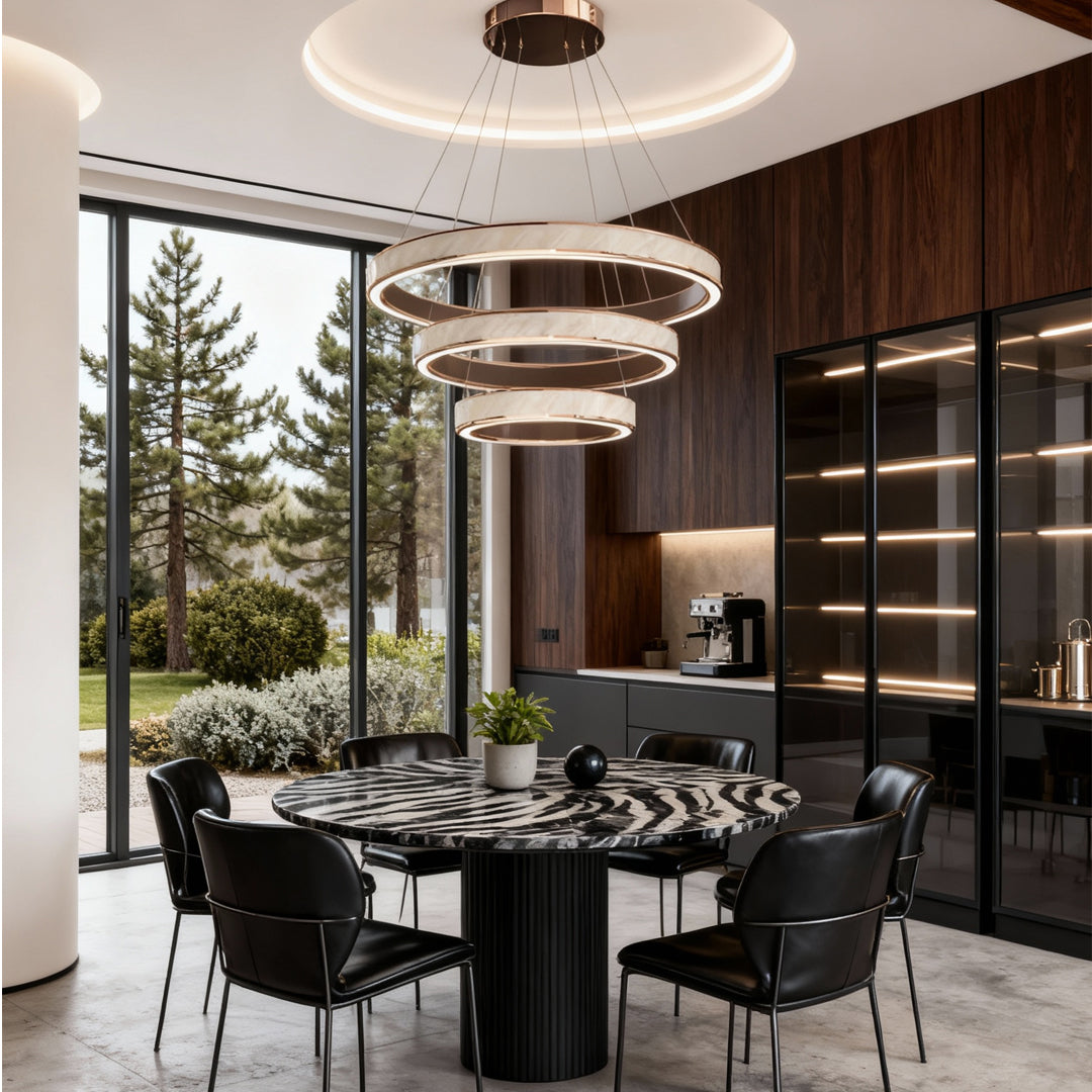 Round Chandelier Modern Creative Italian Luxury Ceiling Light