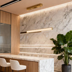 Linear Suspension Light Fixtures Modern Minimalist Eye-Care Lamp