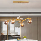 Tree Branch Pendant Light Farmhouse Bird Ceiling Light
